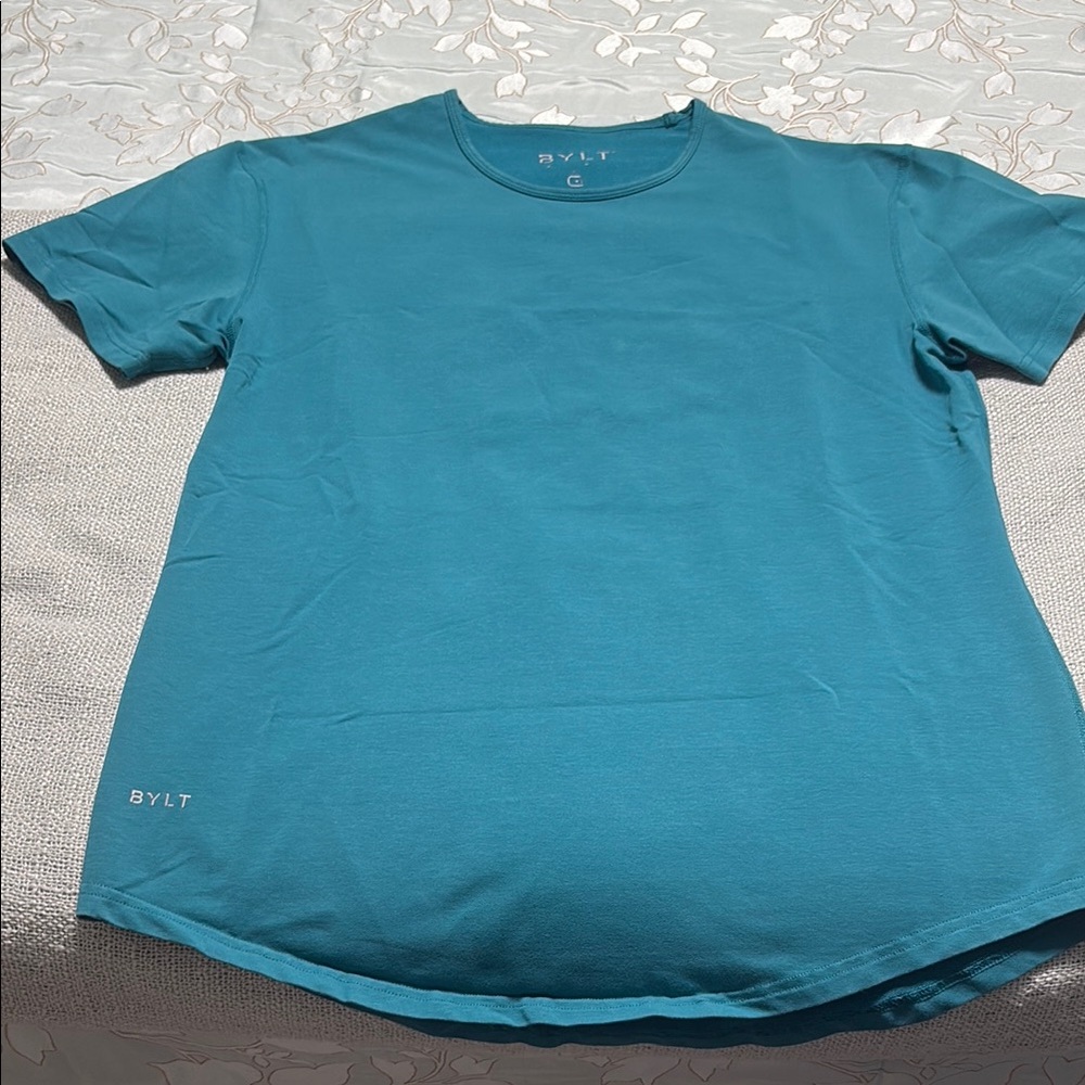 BYLT Basics Ocean Blue Short Sleeve Tee